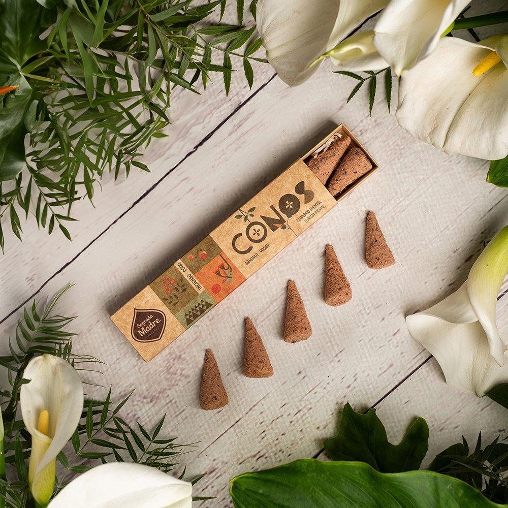 Sagrada Madre Incense Cones | Sandalwood - Ember & Essence