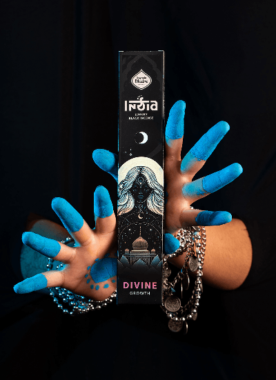 Sagrada Madre Indian Black Incense Sticks | Divine - Growth - Ember & Essence