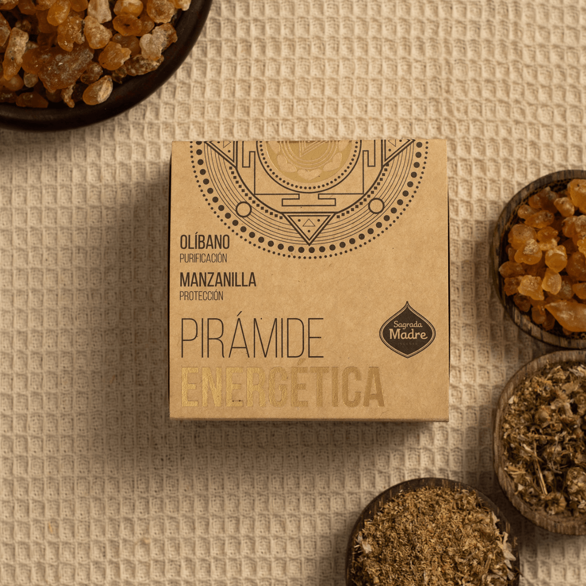 Sagrada Madre Incense Energetic Pyramids | Frankincense Chamomile - Ember & Essence