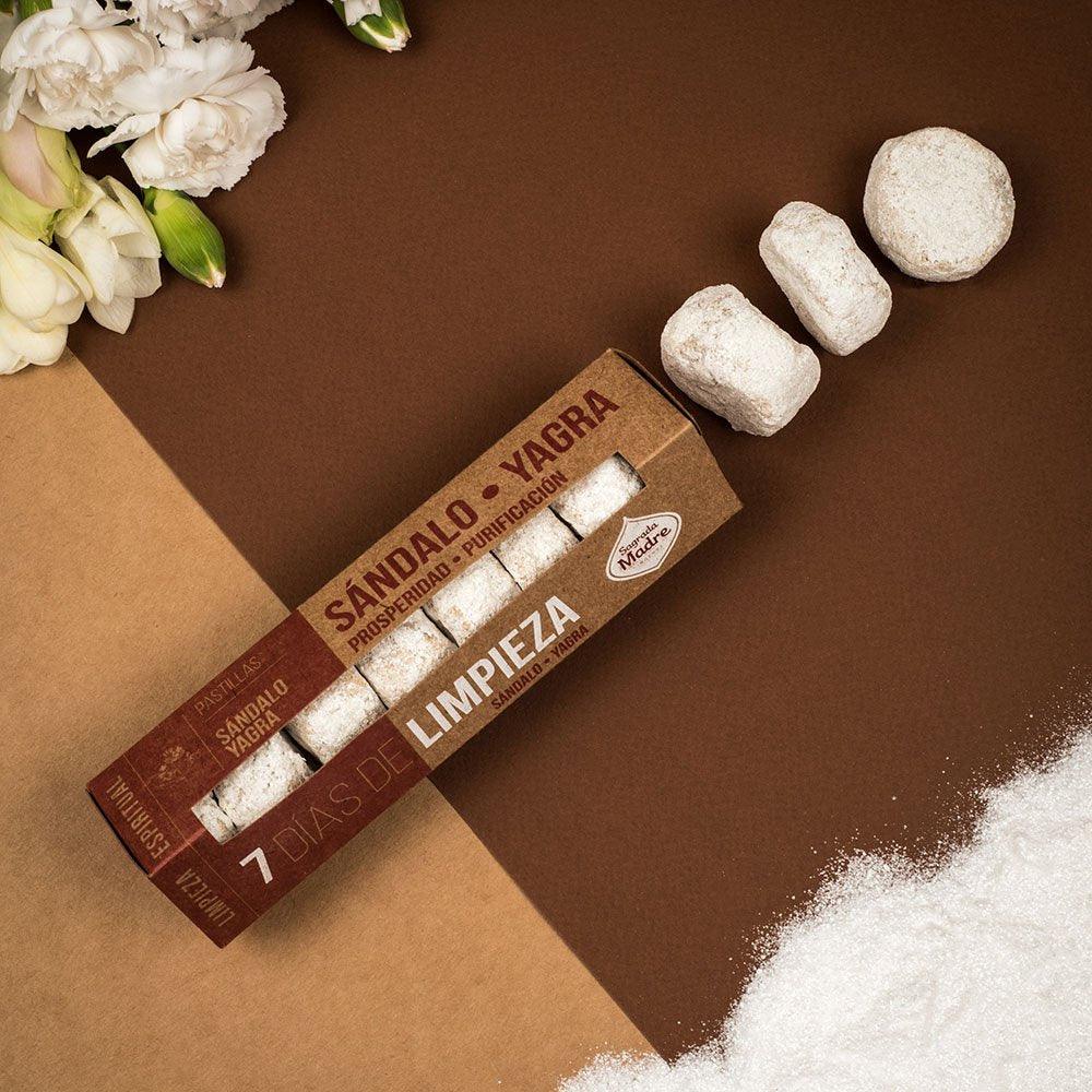 Sagrada Madre Incense Cleansing Tablets | Sandalwood-Yagra - Ember & Essence
