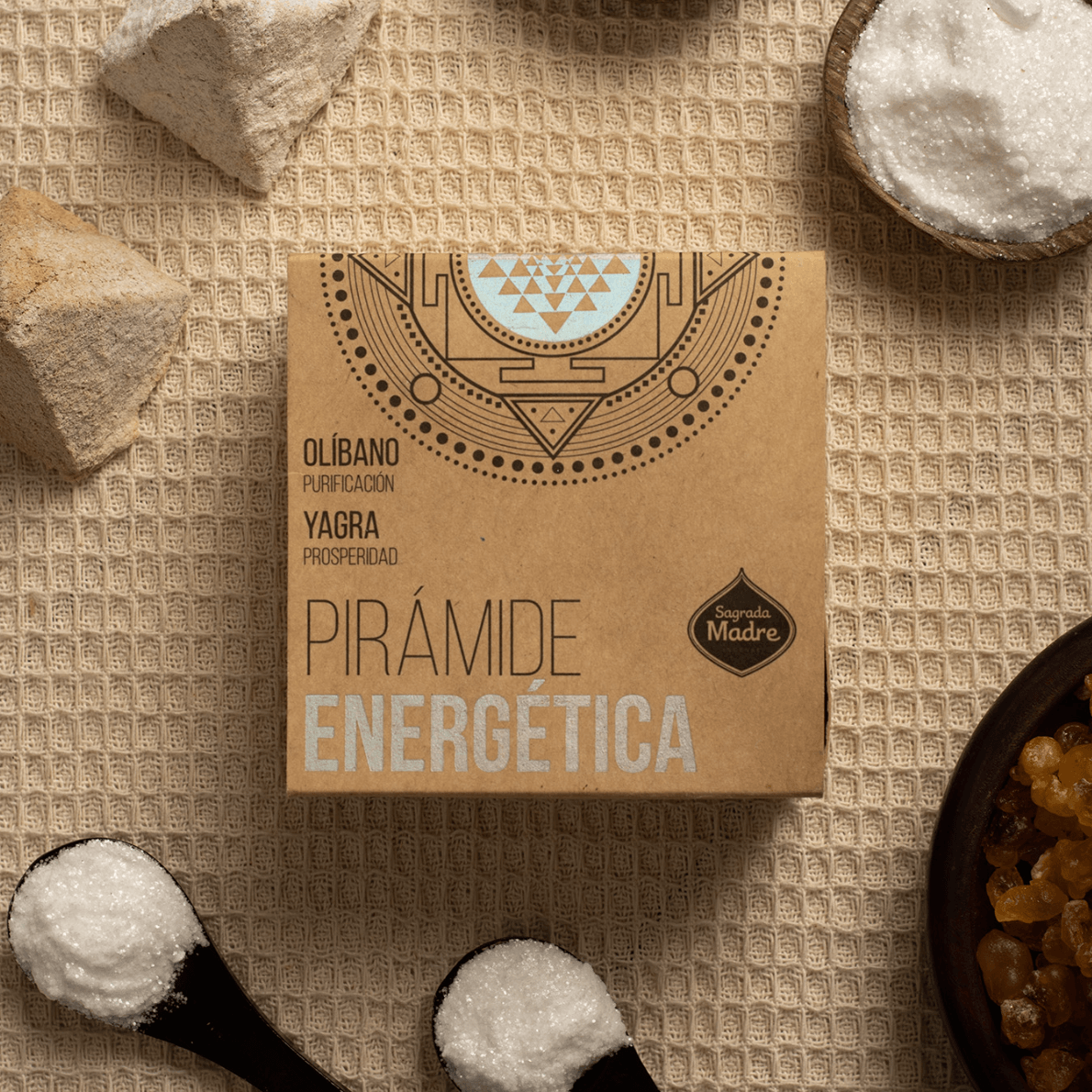 Sagrada Madre Incense Energetic Pyramids | Frankincense Yagra - Ember & Essence