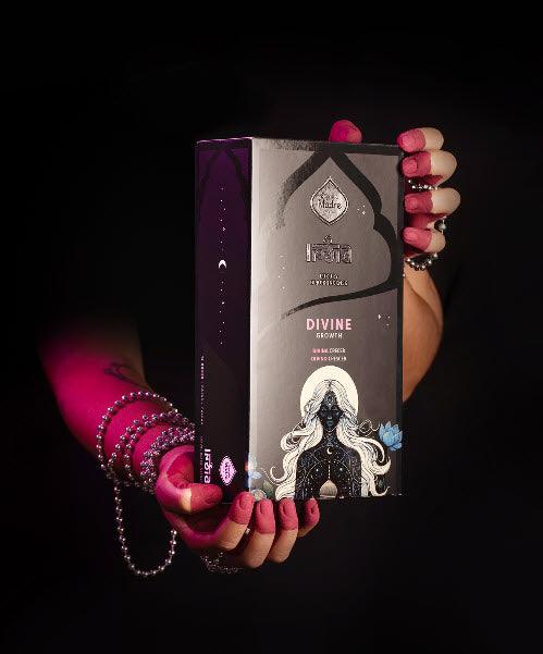 Sagrada Madre Indian Black Incense Sticks | Divine - Growth - Ember & Essence