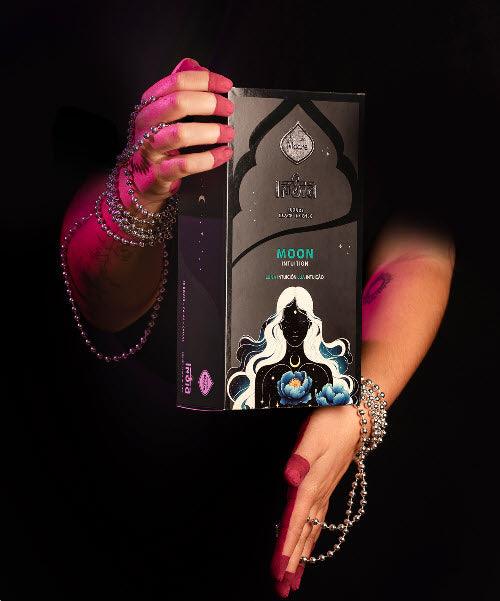 Sagrada Madre Indian Black Incense Sticks | Moon - Intuition - Ember & Essence