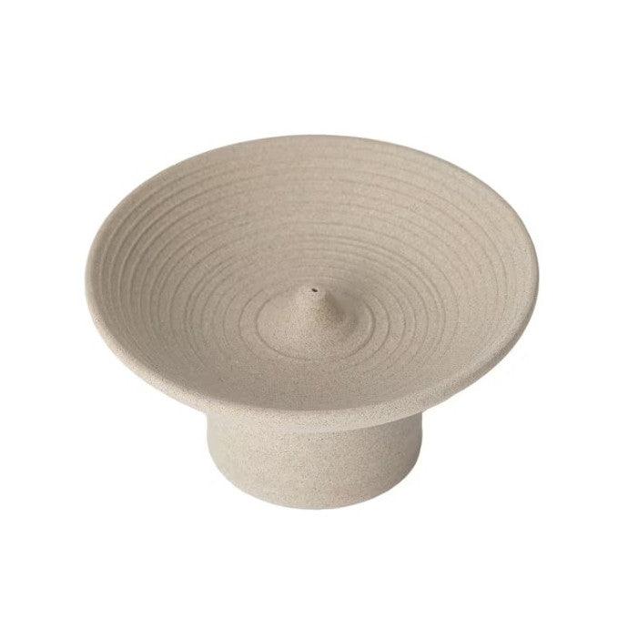 Clay Modern Pedestal Incense Burner - Ember & Essence