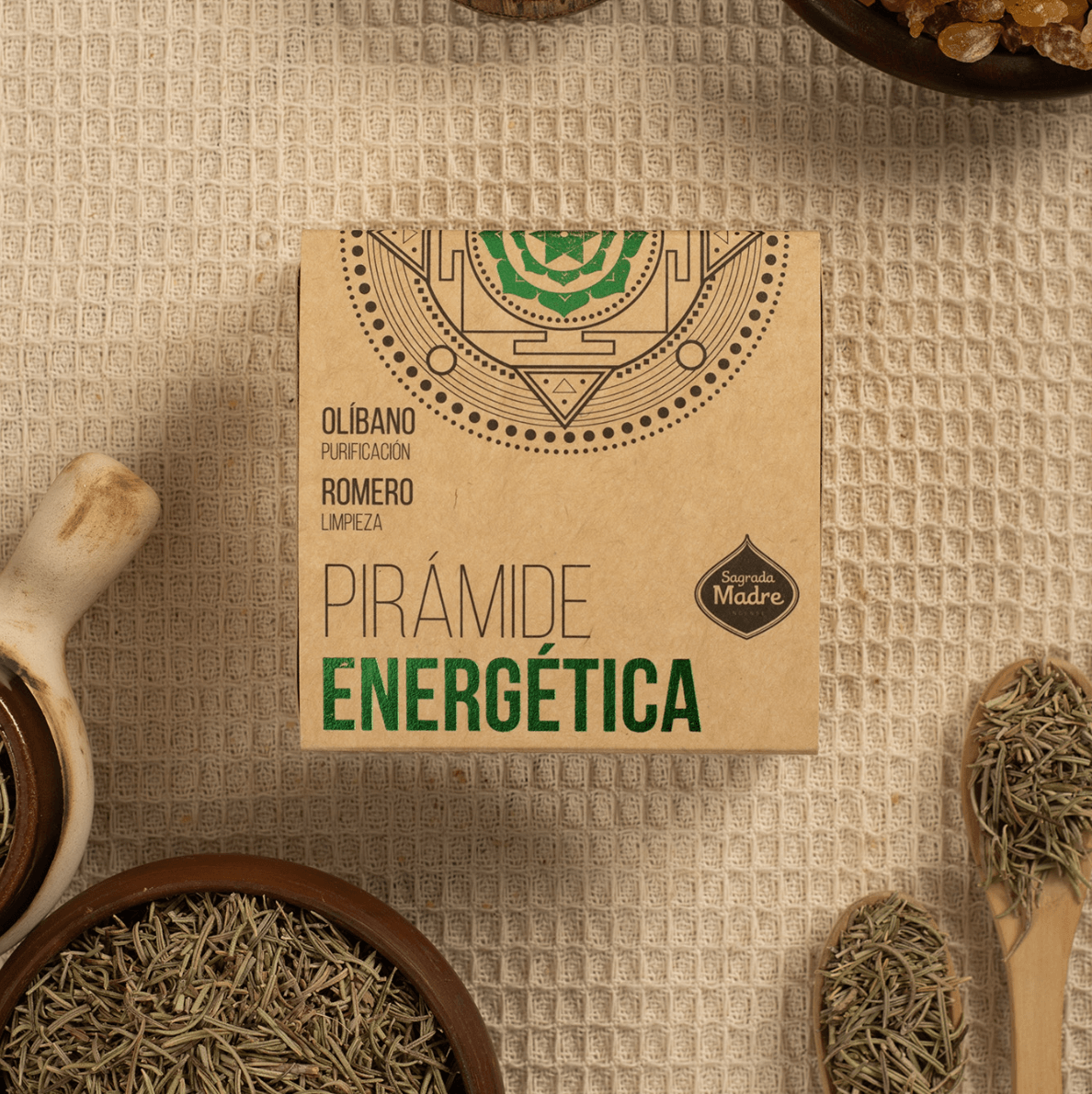 Sagrada Madre Incense Energetic Pyramids | Frankincense - Ember & Essence