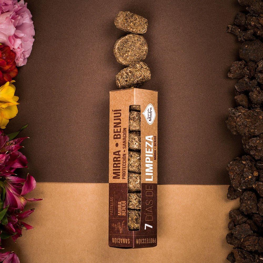 Sagrada Madre Incense Cleansing Tablets | Myrrh & Benzoin - Ember & Essence