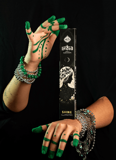 Sagrada Madre Indian Black Incense Sticks | Shine - Illumination - Ember & Essence