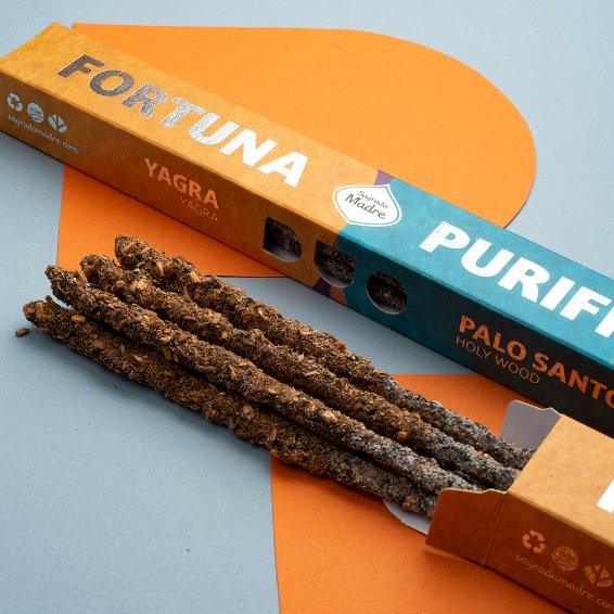 Sagrada Madre Duo Incense Sticks | Fortune - Purification - Ember & Essence