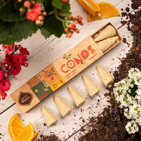 Sagrada Madre Incense Cones | Amber & Orange - Ember & Essence 