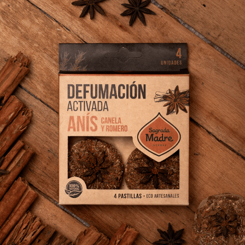Sagrada Madre Incense Active Smudge Tablets | Anise, Cinnamon & Rosemary - Ember & Essence 