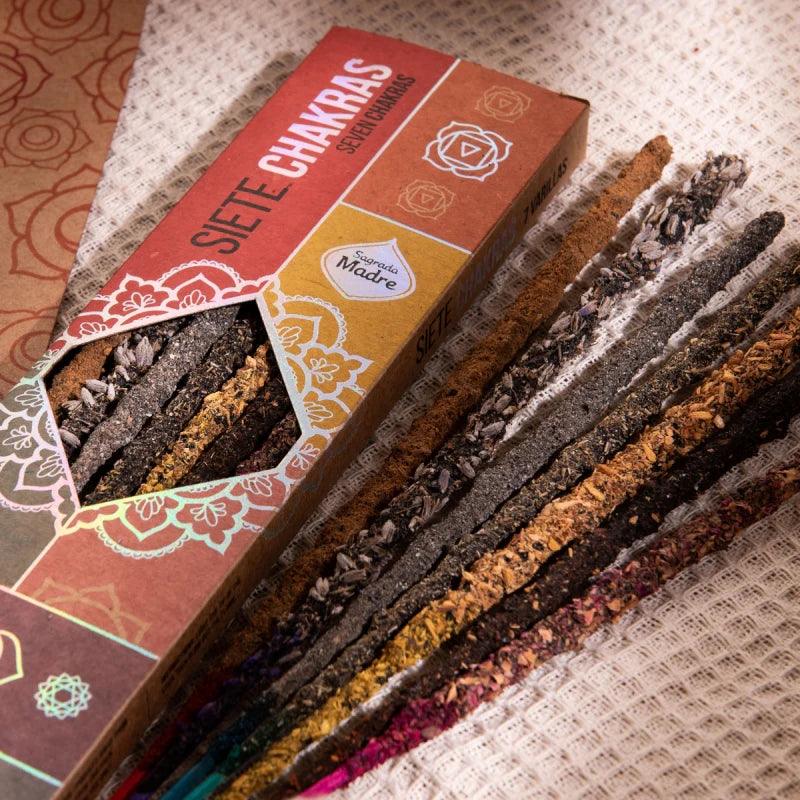Sagrada Madre Chakras Incense Sticks - Ember & Essence 