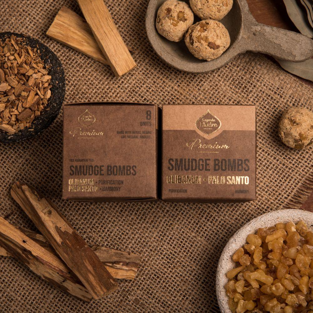 Sagrada Madre Incense Premium Smudge Bomb | Frankincense & Palo Santo - Ember & Essence 