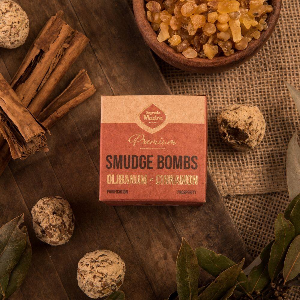 Sagrada Madre Incense Premium Smudge Bomb | Frankincense & Cinnamon - Ember & Essence 