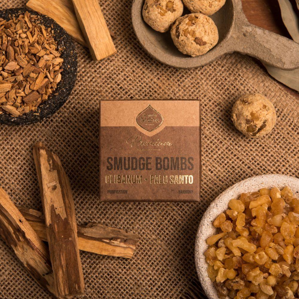Sagrada Madre Incense Premium Smudge Bomb | Frankincense & Palo Santo - Ember & Essence 