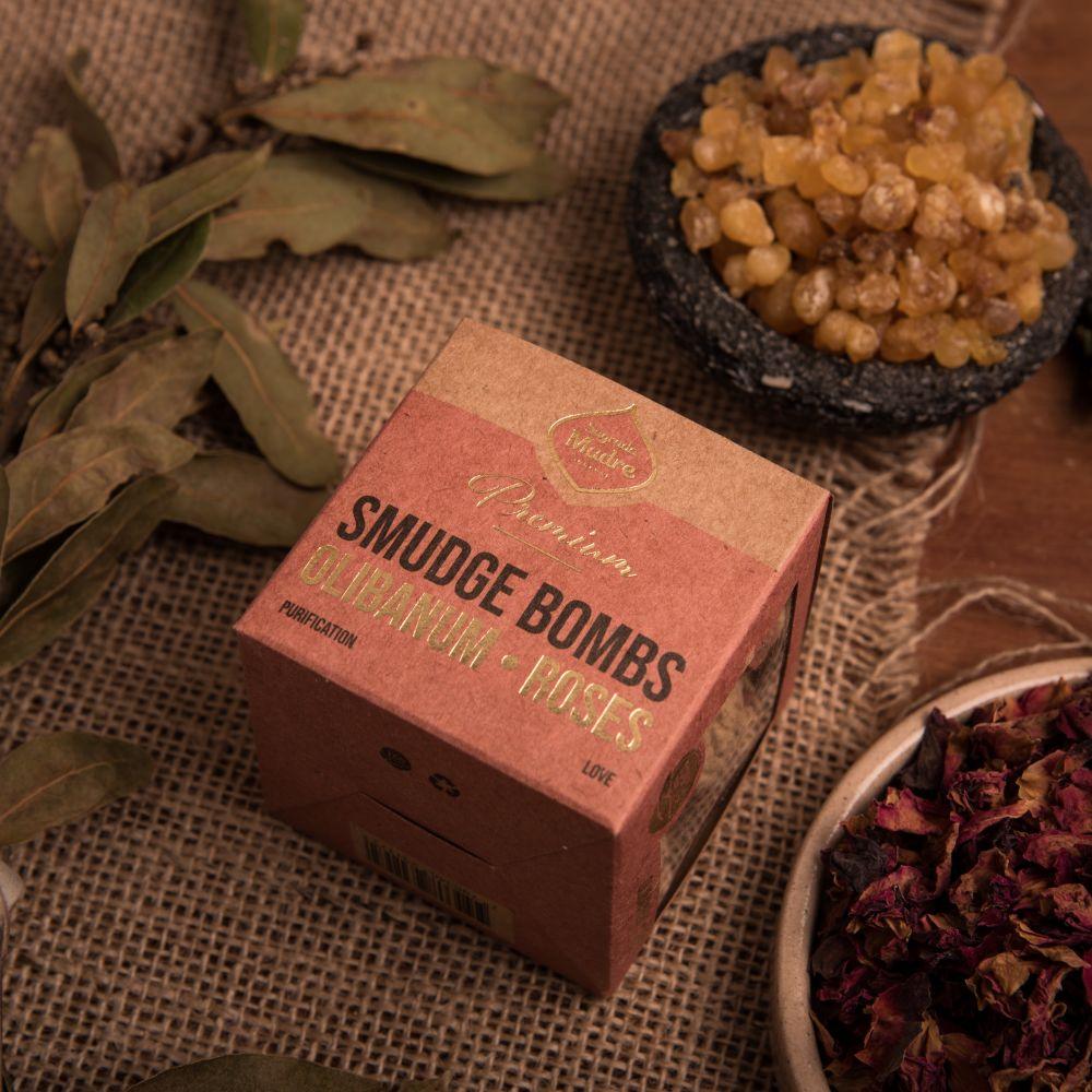 Sagrada Madre Incense Premium Smudge Bomb | Frankincense & Rose - Ember & Essence 