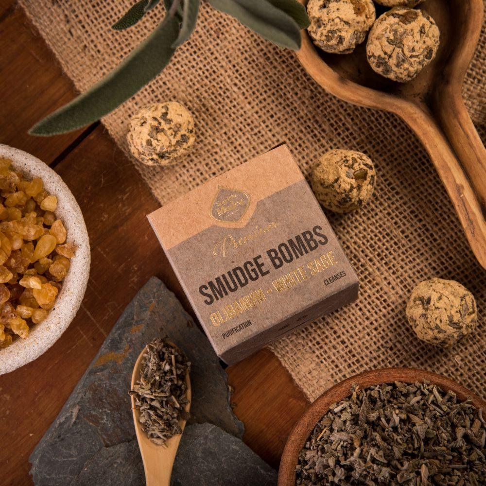 Sagrada Madre Incense Premium Smudge Bomb | Frankincense & White Sage - Ember & Essence 