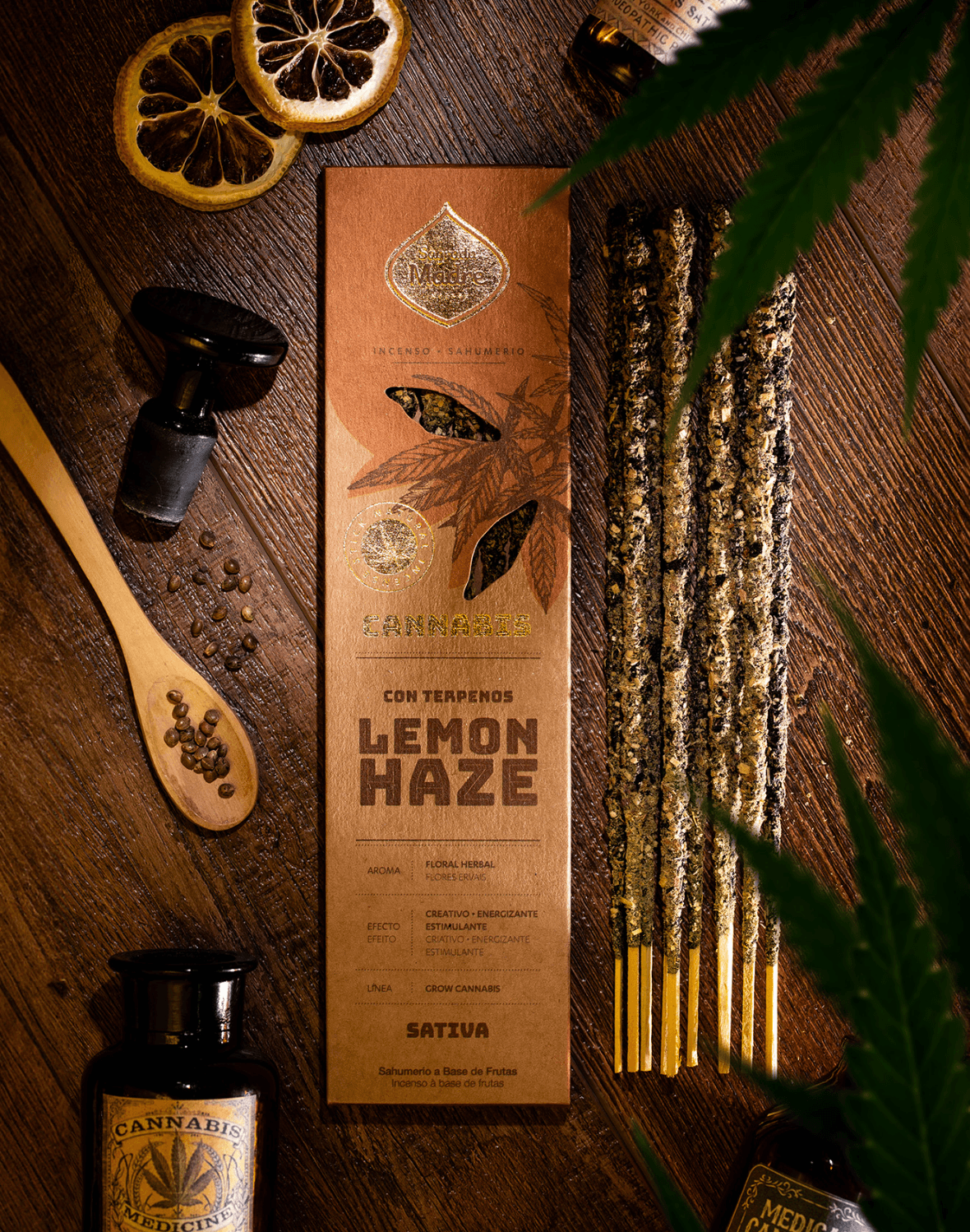 Sagrada Madre Grow Incense | Lemon Haze - Ember & Essence 
