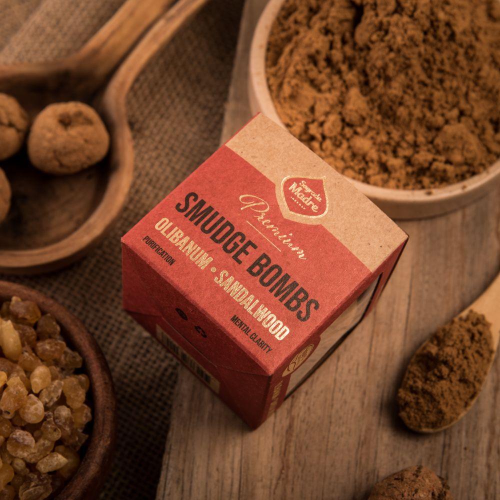 Sagrada Madre Incense Premium Smudge Bomb | Frankincense & Sandalwood - Ember & Essence 
