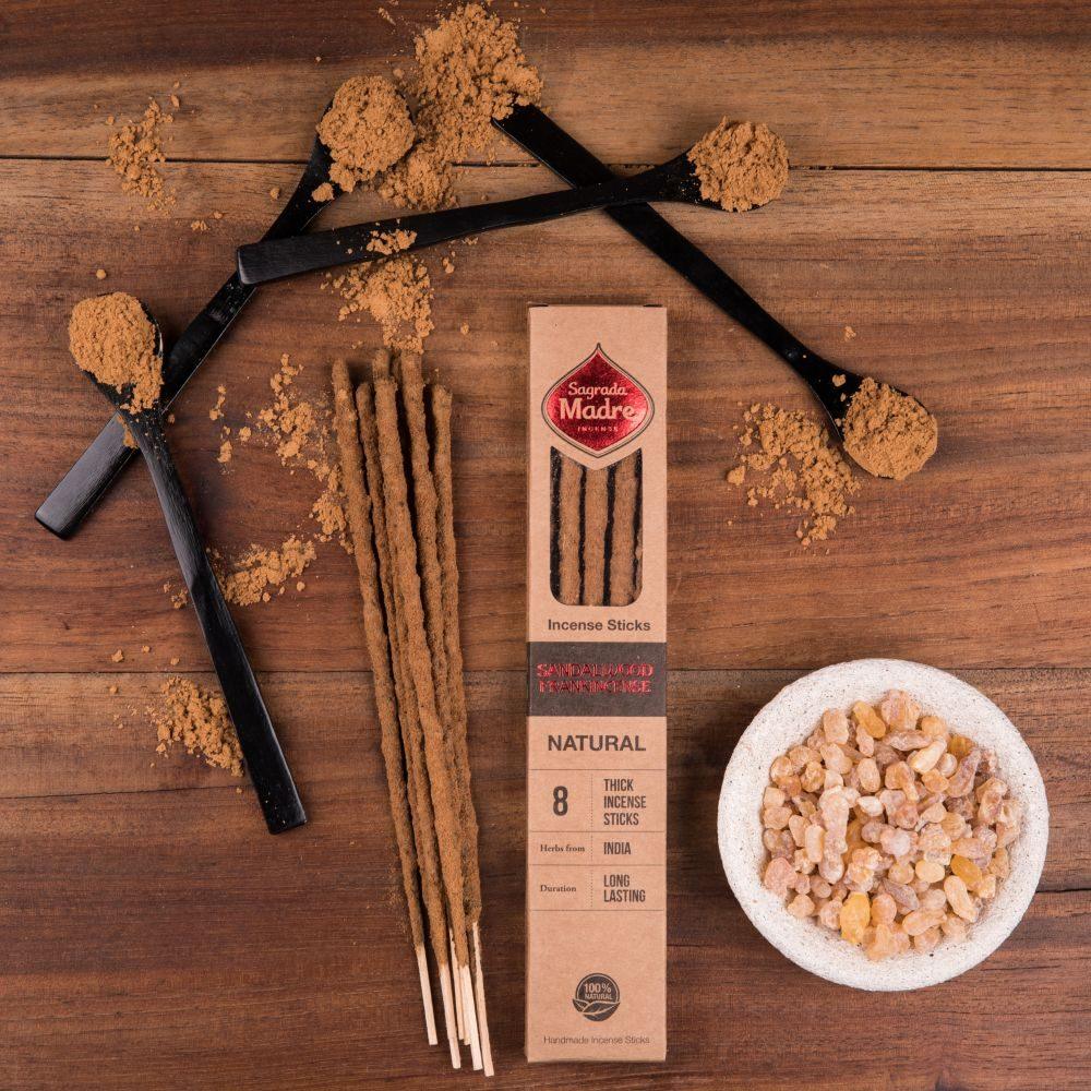 Sagrada Madre Natural Incense Sticks | Sandalwood - Ember & Essence 