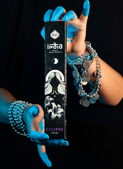 Sagrada Madre Indian Black Incense Sticks | Eclipse - Union - Ember & Essence 