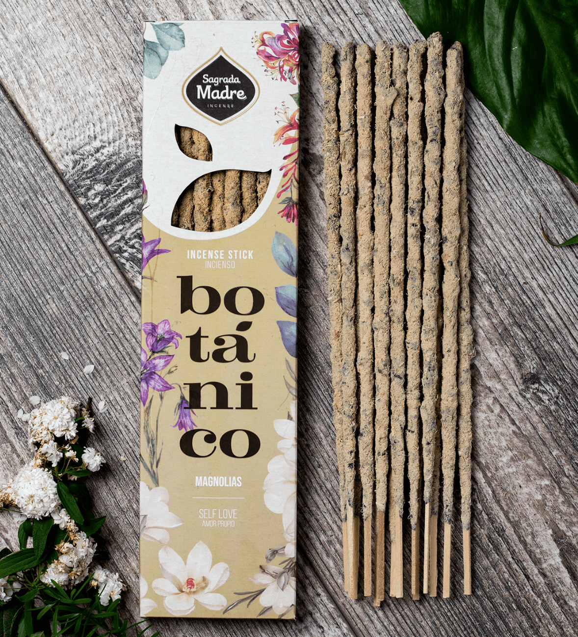Sagrada Madre Botanical Incense Sticks | Magnolia - Ember & Essence 