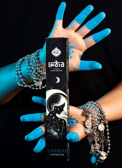 Sagrada Madre Indian Black Incense Sticks | Cosmos - Connection - Ember & Essence 