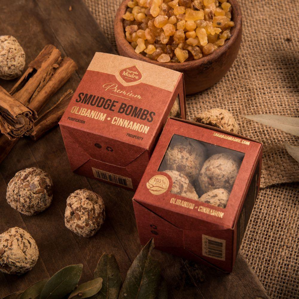 Sagrada Madre Incense Premium Smudge Bomb | Frankincense & Cinnamon - Ember & Essence 