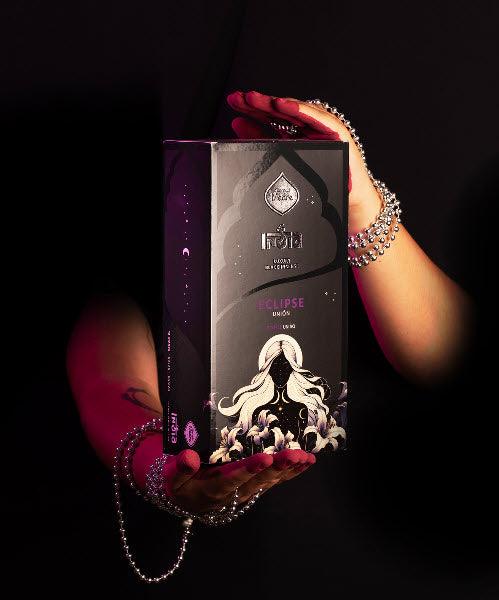 Sagrada Madre Indian Black Incense Sticks | Eclipse - Union - Ember & Essence 