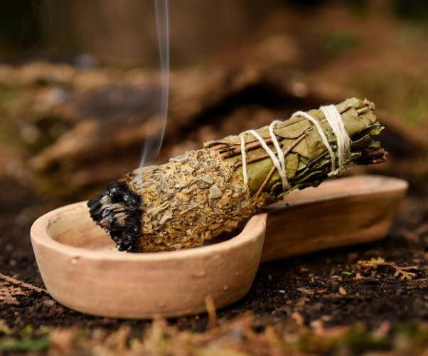Sagrada Madre Incense | Cement Incense Burner - Ember & Essence 