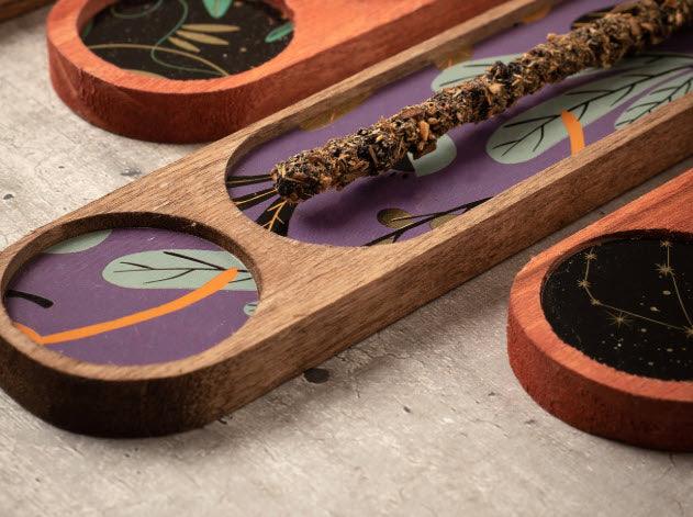 Sagrada Madre Incense | Wood Incense Holder - Ember & Essence 