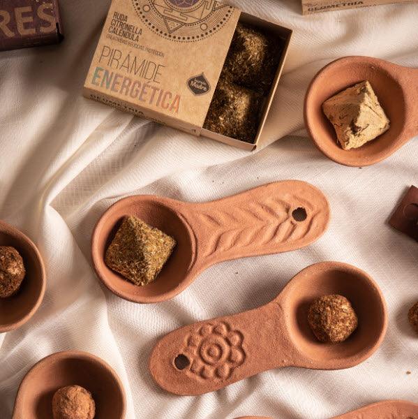 Sagrada Madre Terracotta Native Smudge Bomb Burner IN GIFT BOX - Ember & Essence 