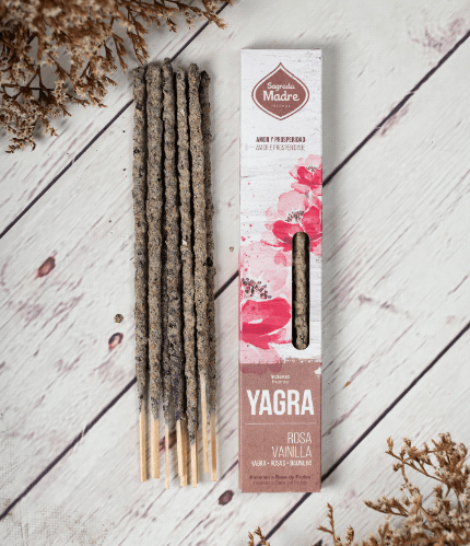 Sagrada Madre Incense | Yagra, Rose & Vanilla - Ember & Essence 