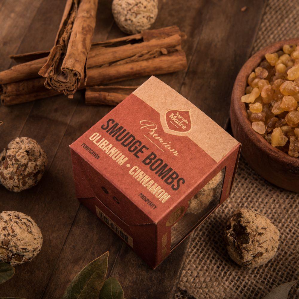 Sagrada Madre Incense Premium Smudge Bomb | Frankincense & Cinnamon - Ember & Essence 