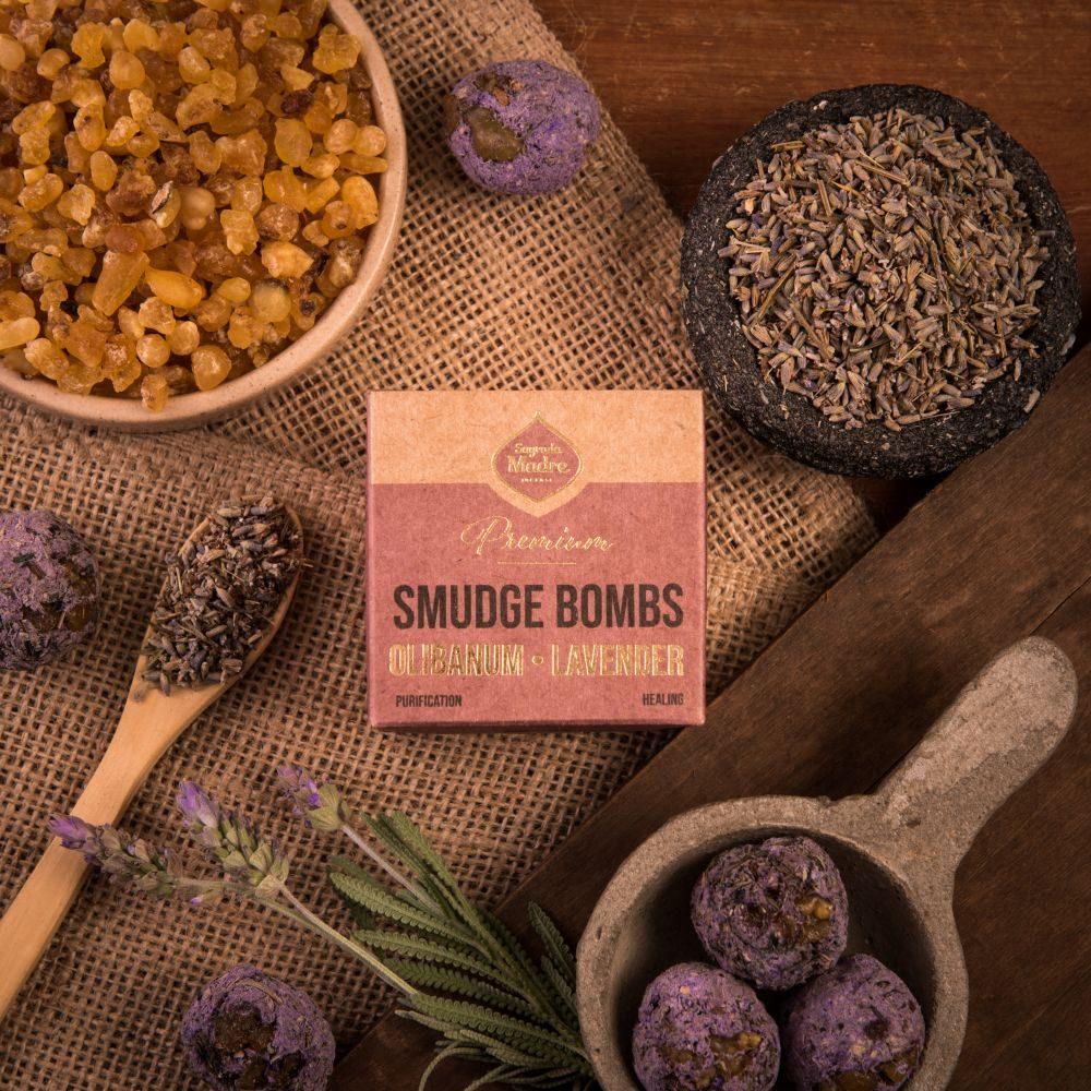 Sagrada Madre Incense Premium Smudge Bomb | Frankincense & Lavender - Ember & Essence 
