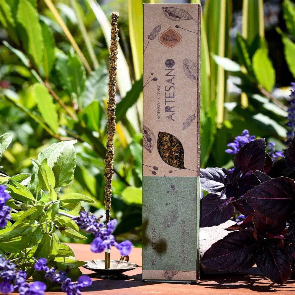 Sagrada Madre Artisan Incense Sticks | Palo Santo & Patchouli - Ember & Essence 