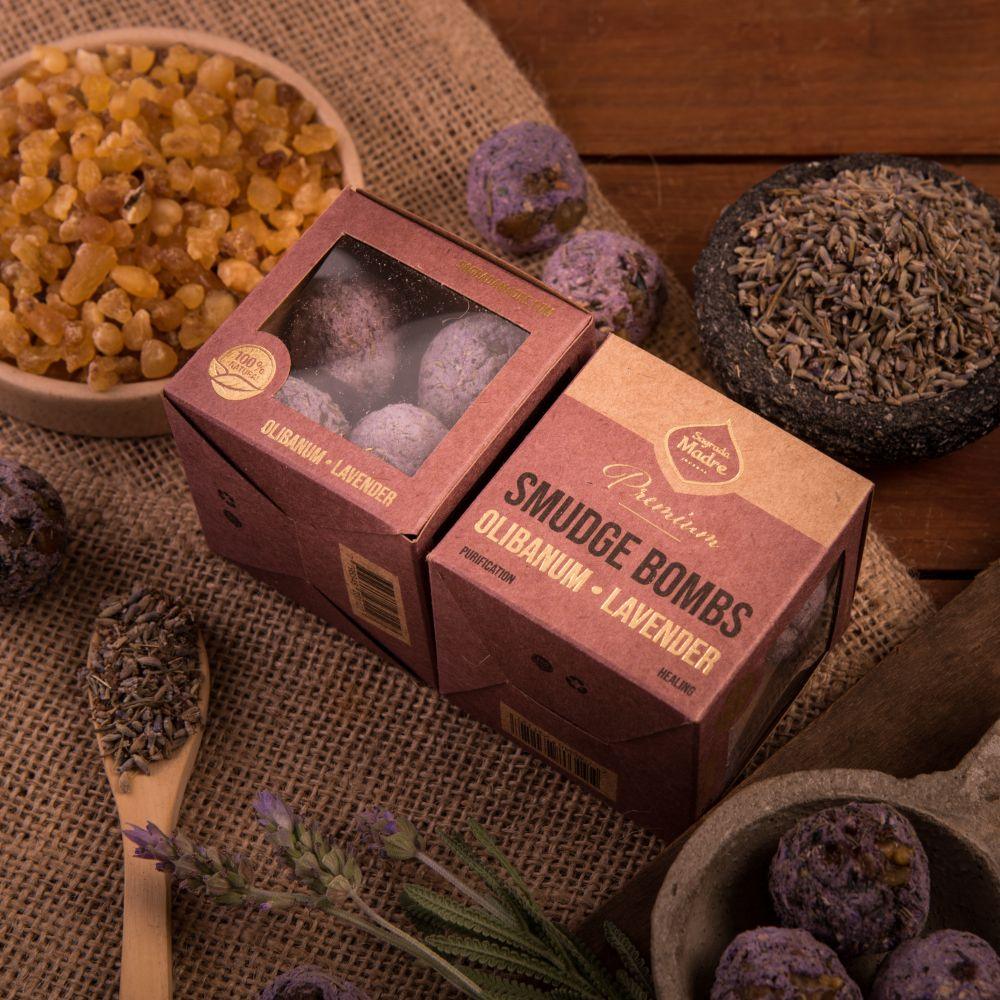 Sagrada Madre Incense Premium Smudge Bomb | Frankincense & Lavender - Ember & Essence 