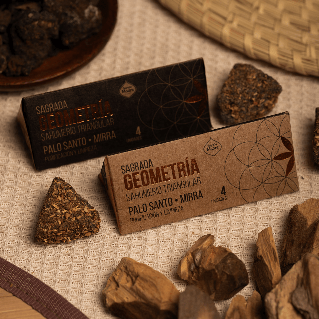 Sagrada Madre Incense Sacred Geometry | Palo Santo & Myrrh - Ember & Essence 