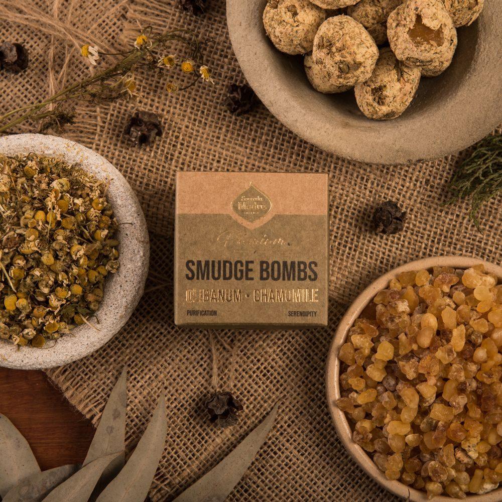 Sagrada Madre Incense Premium Smudge Bomb | Frankincense & Chamomile - Ember & Essence 