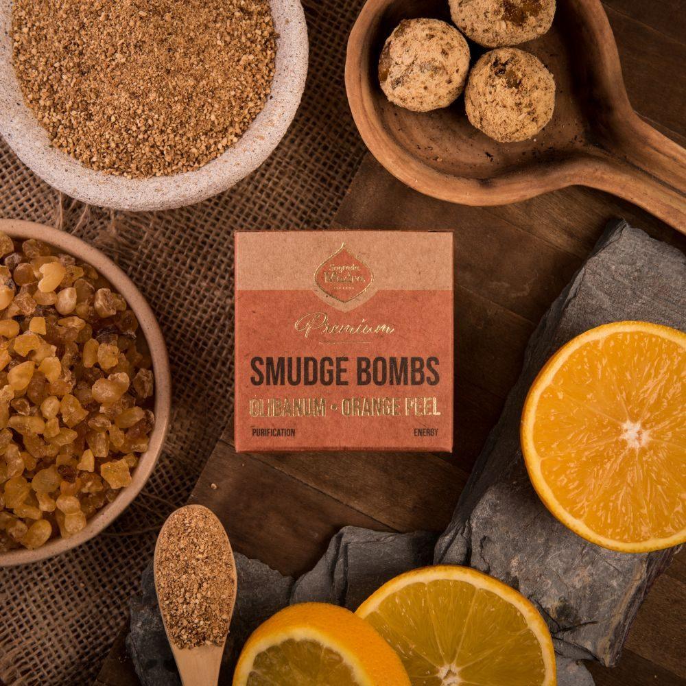 Sagrada Madre Incense Premium Smudge Bomb | Frankincense & Orange Peel - Ember & Essence 
