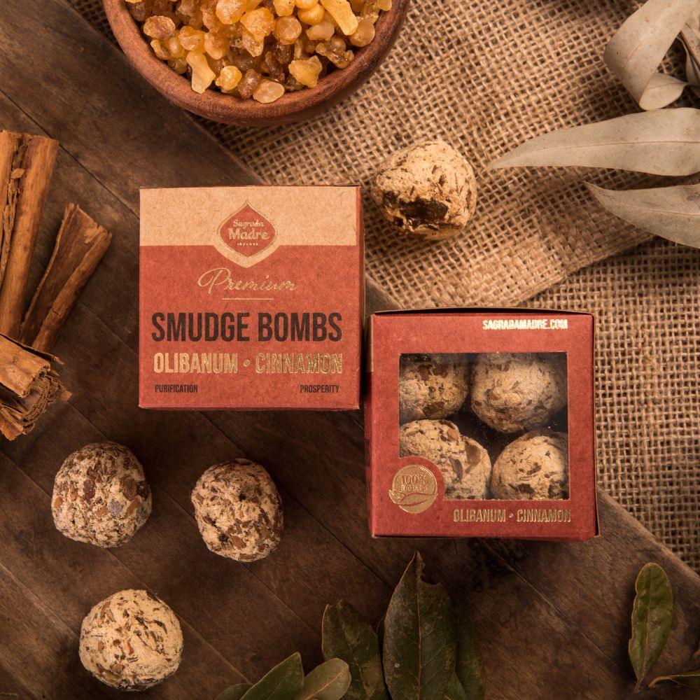 Sagrada Madre Incense Premium Smudge Bomb | Frankincense & Cinnamon - Ember & Essence 